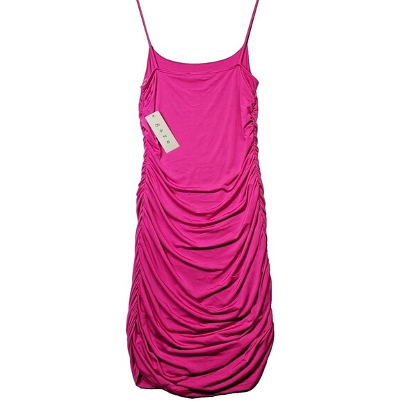 NWT Gaze DTLA Womens Pink Bodycon Stretchy Midi Party Dress Sz M Cocktail - Picture 3 of 5
